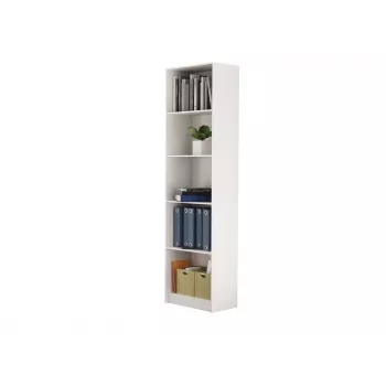 Estante de escritório Topeshop R50 BIEL 5 prateleiras branco