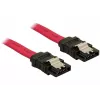Cabo SATA DeLOCK 84302 0,5 m vermelho