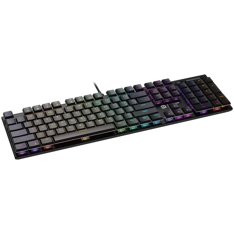 Teclado gaming Canyon Cometstrike GK-55 USB QWERTY English Preto Mechanical 104 Keys