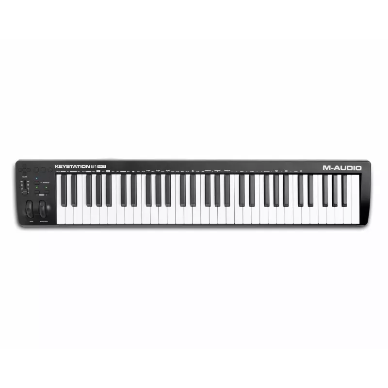M-AUDIO Keystation 61 MK3 Teclado MIDI 61 teclas USB preto, branco