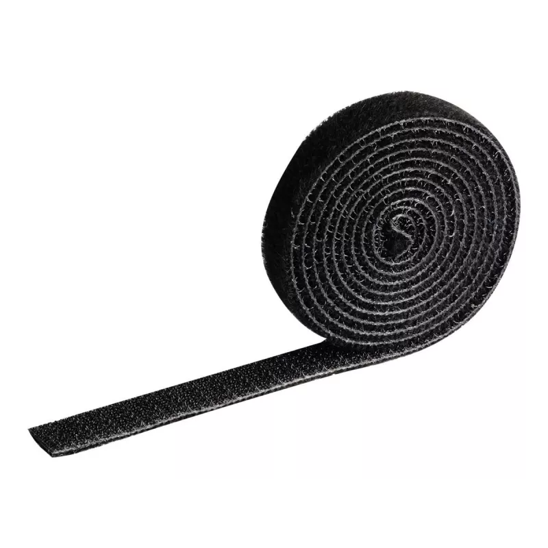 Abraçadeiras Durable Cavoline Grip 10 com fecho de velcro preto