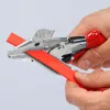 Knipex 94 35 215 Tesoura de esquadria para perfis de plástico e borracha, 215 mm