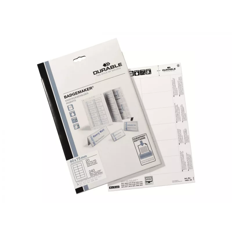 Rótulo de identificação Durable 1453-02