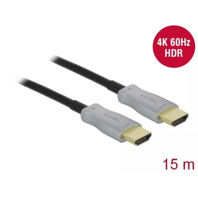 Cabo ótico ativo HDMI DeLOCK 85012 4K 60 Hz 15 m
