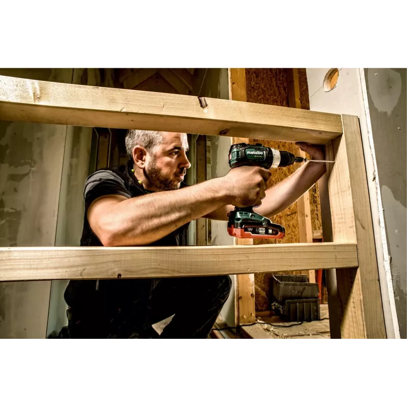 Metabo SB 18 LT BL 2100 U/min sem chave 1,5 kg preto, verde, vermelho, prateado