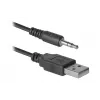Altifalantes de secretária DEFENDER SPK-240 com fios, 2.0, 6 W RMS, alimentação USB, 3,5 mm, preto