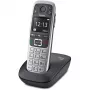 Gigaset E560 telefone DECT telefone identificação de chamada preto, prateado