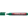 Marcador permanente Edding 300 — ponta verde, espessura de traço 1,5 mm, pack de 10