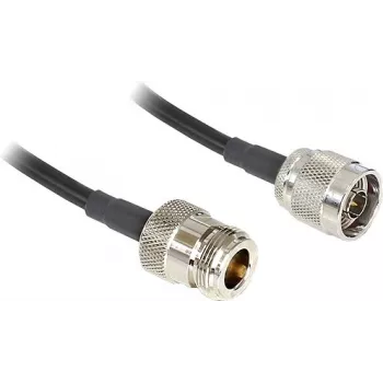 Cabo coaxial LMR195 DeLOCK 88682 3m preto