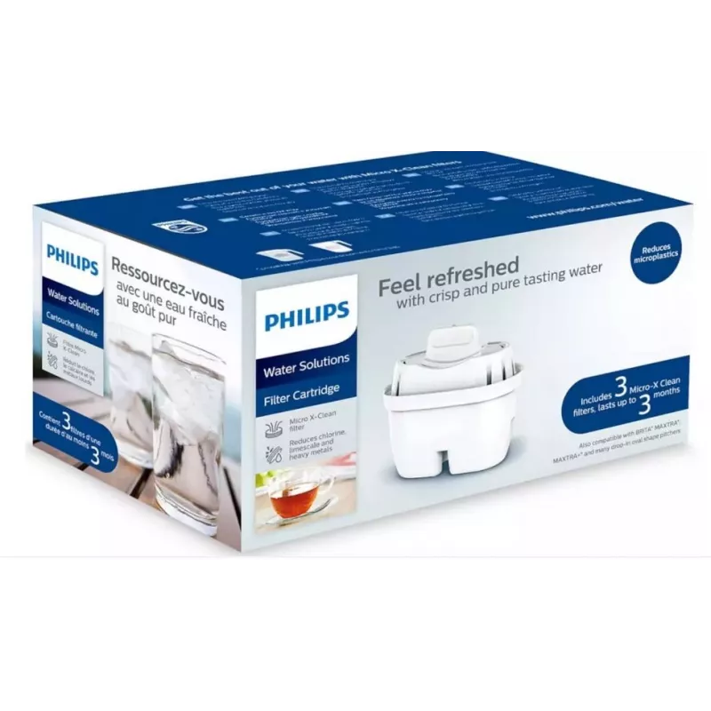 Cartucho de filtro de água Philips AWP211/58, conjunto de 3