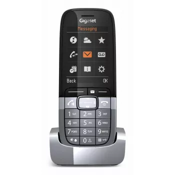 Telefone DECT Gigaset SL850H Pro com identificação de chamadas titânio