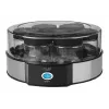 Iogurteira Adler AD 4476 — 7 frascos, 42 °C, 20 W, cinzento/preto/transparente