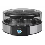 Iogurteira Adler AD 4476 — 7 frascos, 42 °C, 20 W, cinzento/preto/transparente