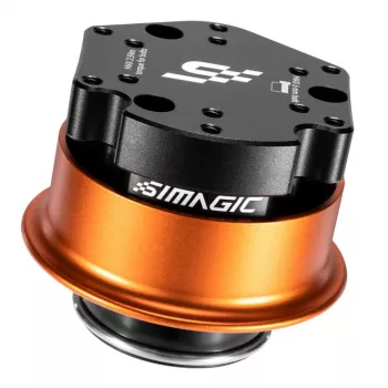 Adaptador de troca rápida Simagic EVO S476 – leve, durável para sistemas de volante de corrida