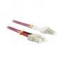 Cabo patch de fibra ótica 2 fibras 0,5 m LC-SC - 50/125 µm - OM4 - AD=3 mm - Synergy 21