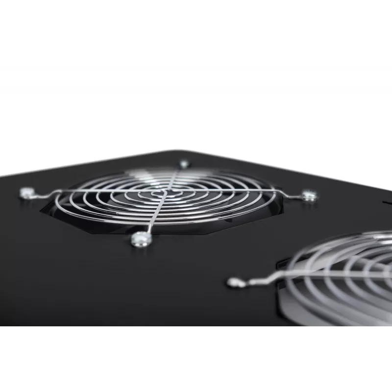 Unidade de ventilação de teto Digitus DN-19 FAN-4-SRV-B