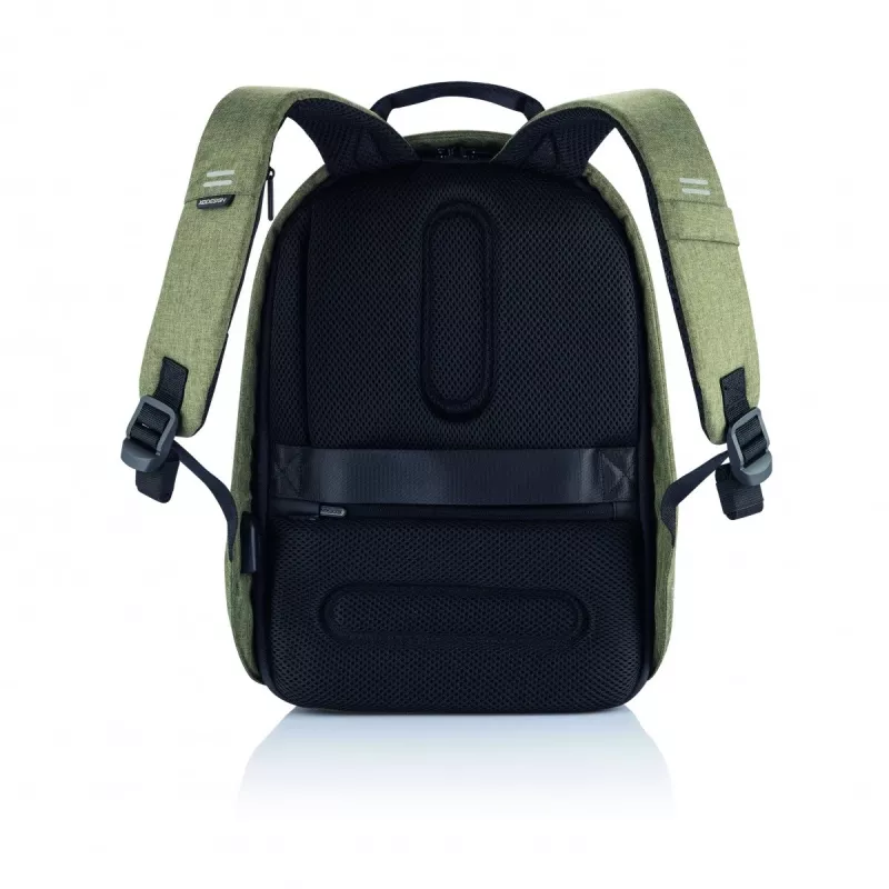 Mochila casual XD-Design Bobby Hero Small verde em pele PU