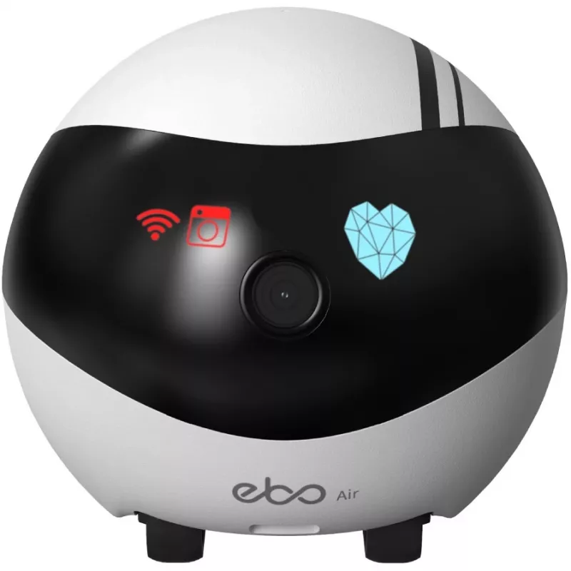 ENABOT Ebo Air AI Robô branco e preto