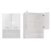 Armário de casa de banho Topeshop POLA MINI DK em branco brilhante branco