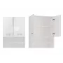 Armário de casa de banho Topeshop POLA MINI DK em branco brilhante branco