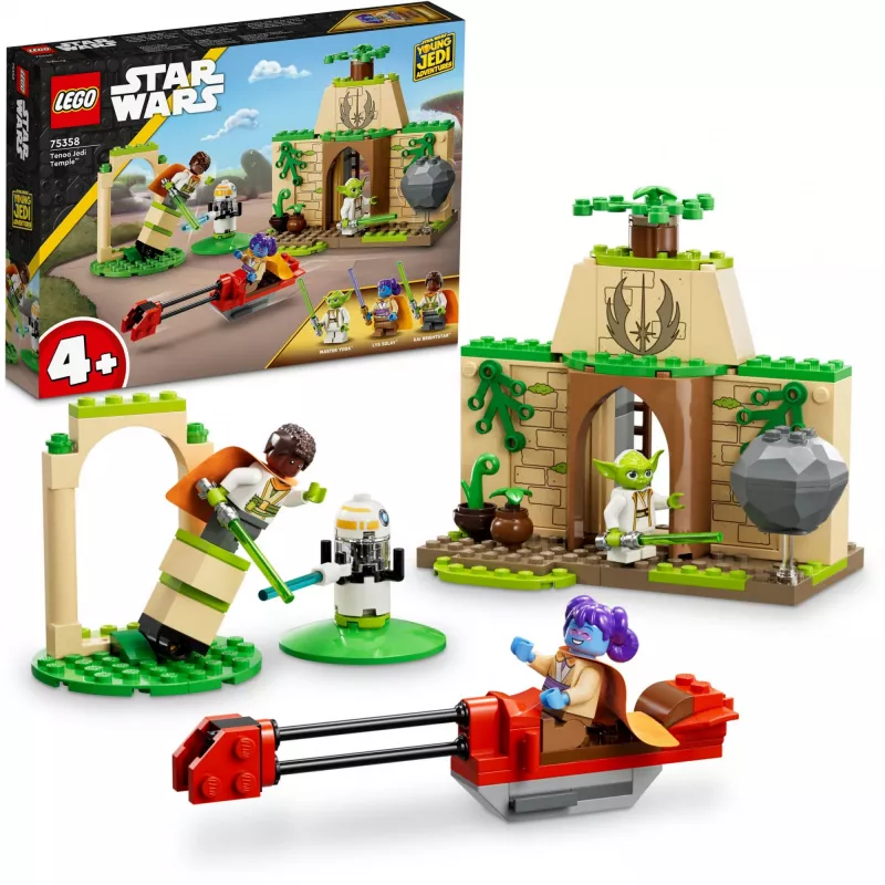 LEGO Conjunto de Construção Star Wars 75358 Templo Jedi em Tenoo – Brinquedo de construção, conjunto de colecionador
