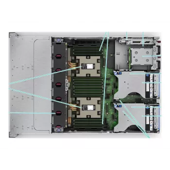 HPE ProLiant DL385 Gen11 2HE EPYC 9015 8-Core 3.5GHz 2x32GB-R 8xSFF Hot Plug 2x480GB SSD MR408i-o 2x1000W Servidor (P81842-425)