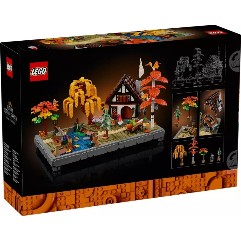 LEGO ICONS 11372 Jardim de Casa de Campo Outonal