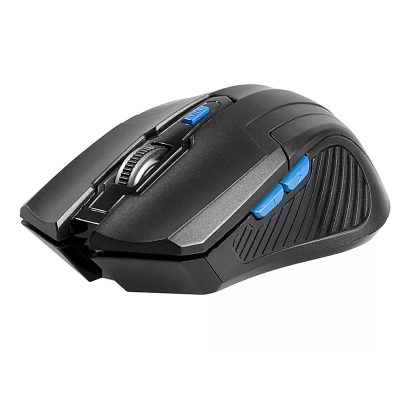 Tracer Fairy – rato ótico – 6 botões – sem fios – 2,4 GHz – recetor USB sem fios – preto