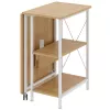 Secretária dobrável Loft Maclean, dimensões: 107 x 45 x 75 cm, máx. 150 kg, com tampo, decorativo faia clara, MC-411 W