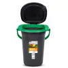 GreenBlue GB320BG sanita portátil de campismo em balde, preto/verde