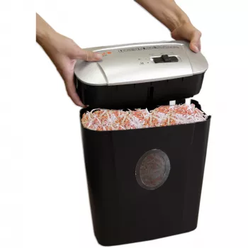 Destruidor de documentos Peach PS500-10 corte cruzado 72 dB 22 cm preto