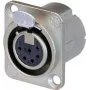 Neutrik NC6FD-LX - 26 mm - 34 mm - 31 mm - Prateado - IEC 61076-2-103 - IEC 68-2-20 - UL 94 HB - IP40 (NC6FD-LX)