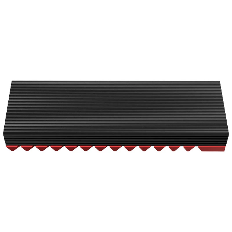 Dissipador/refrigerador Jonsbo M.2-3 vermelho preto 24,4 mm 73 mm 9,6 mm
