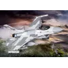 Conjunto de construção Cobi F-16C Fighting Falcon – 463 peças, maquete à escala