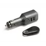 Carregador universal para dispositivos móveis Technaxx 4743 preto para isqueiro de automóvel