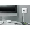 DIGITUS DA-70618 - saída USB - USB, USB Type-C - 2 portas USB, 1 conector fêmea USB-C - 3,1 A - RAL 9003, branco sinal