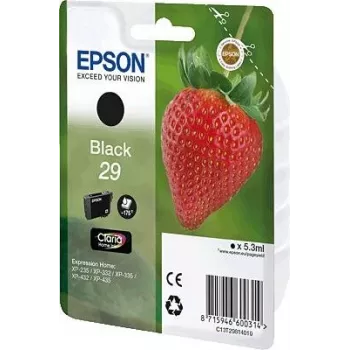 Tinteiro Epson Strawberry 29 K 1 unid. original rendimento standard preto