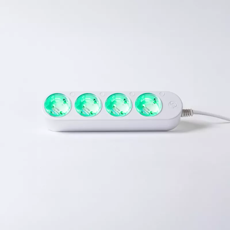 Régua de tomadas Smart 12A Shelly Power Strip 4 Gen4 Zigbee/Matter