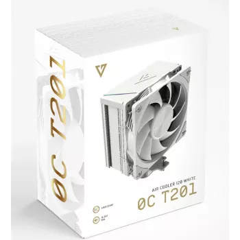 MODECOM Volcano 0C T201 dissipador de CPU por ar 12 cm branco