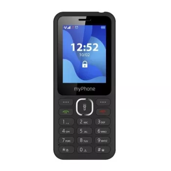 Telemóvel MYPHONE myPhone 6320, ecrã de 2,4 polegadas, Dual-SIM, 1000 mAh, Bluetooth, rádio FM, preto