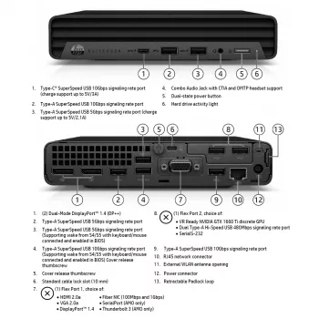 Computador de secretária HP EliteDesk 800 G6 — Intel Core i5-10500T, 16 GB RAM, 256 GB SSD, Intel UHD Graphics 630, WLAN, Windows 11 Pro