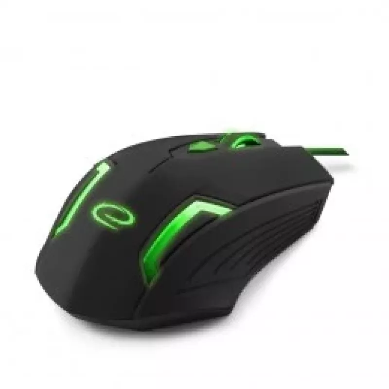 Rato Esperanza MX205 Fighter gaming para destros USB Type-A ótico 2400 DPI