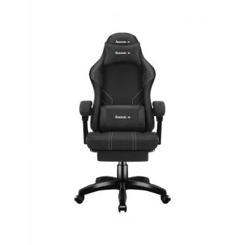Cadeira gaming huzaro Force 3.7 Carbon preto – ergonómica, altura ajustável 107,5–116,5 cm, 5 rodas, almofadas lombar e cervical