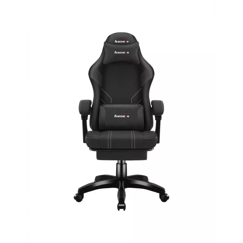 Cadeira gaming huzaro Force 3.7 Carbon preto – ergonómica, altura ajustável 107,5–116,5 cm, 5 rodas, almofadas lombar e cervical