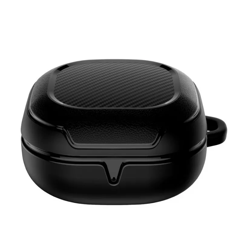 Tech-Protect Rough Carbon capa para o estojo de carregamento Samsung Galaxy Buds 2 Pro/2/Live/Pro, preta
