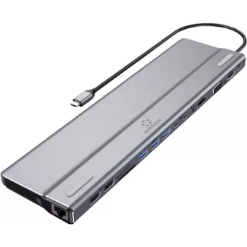Estação de acoplamento para portátil Renkforce RF-DKS-902 compatível com marca (estações de acoplamento para portáteis): Universal leitor de cartões integrado (RF-5592404)