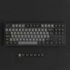 Teclado mecânico gaming AKKO Preto & Dourado 5087S, interruptores Akko V3 Cream Yellow Pro, iluminação RGB
