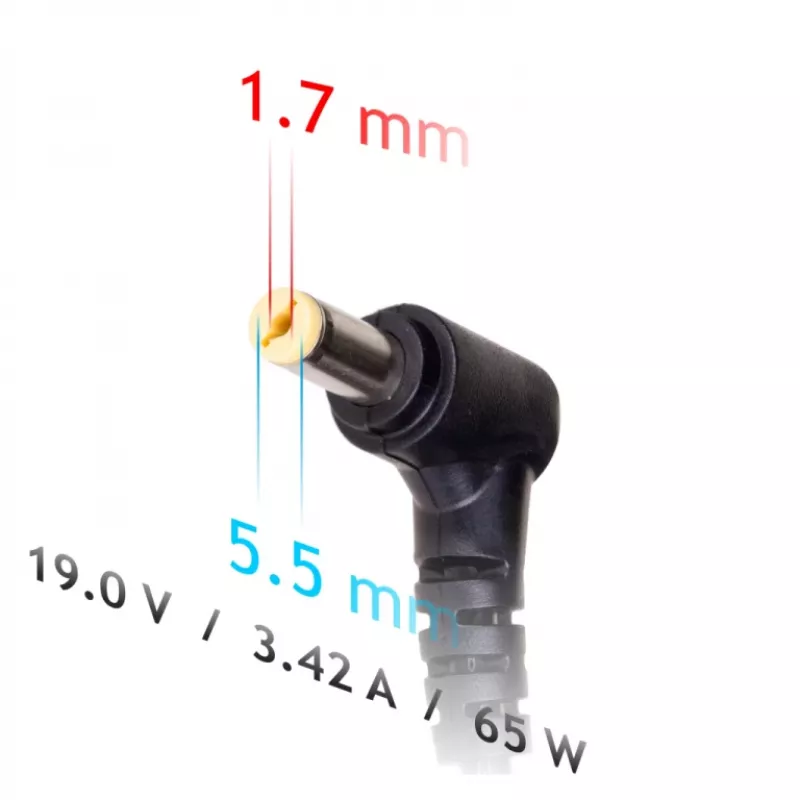 Akyga AK-ND-34 fonte de alimentação para portátil de automóvel Acer, 65 W, 19 V / 3,42 A, 5,5 x 1,7 mm, entrada 12 V