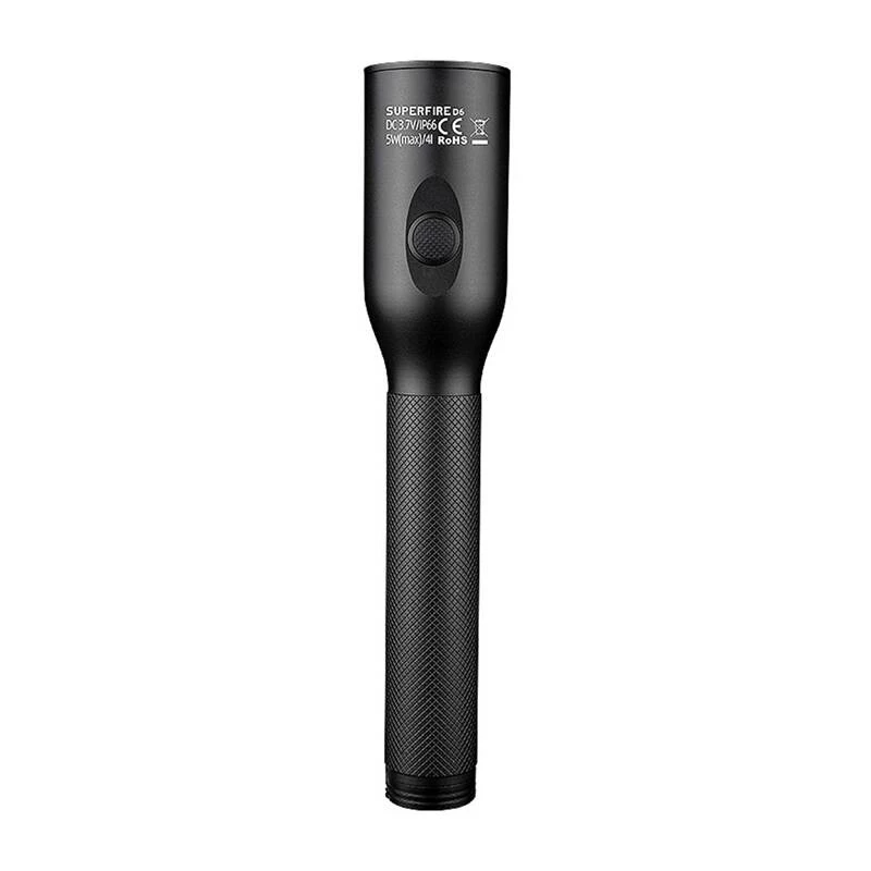 Lanterna Superfire D6 recarregável 1000 lúmenes à prova de água