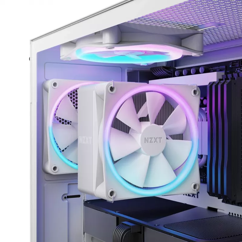 Arrefecedor de CPU NZXT T120 RGB 12 cm branco 1 unid.